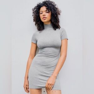 Cider Gray Mini Dress